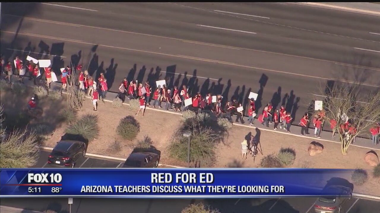 East Valley teachers speak out as 'Red for Ed' movement gains momentum