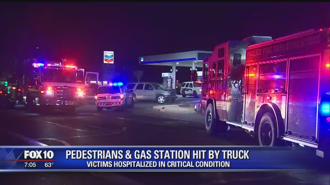 Phoenix police: 2 pedestrians seriously hurt when hit by SUV