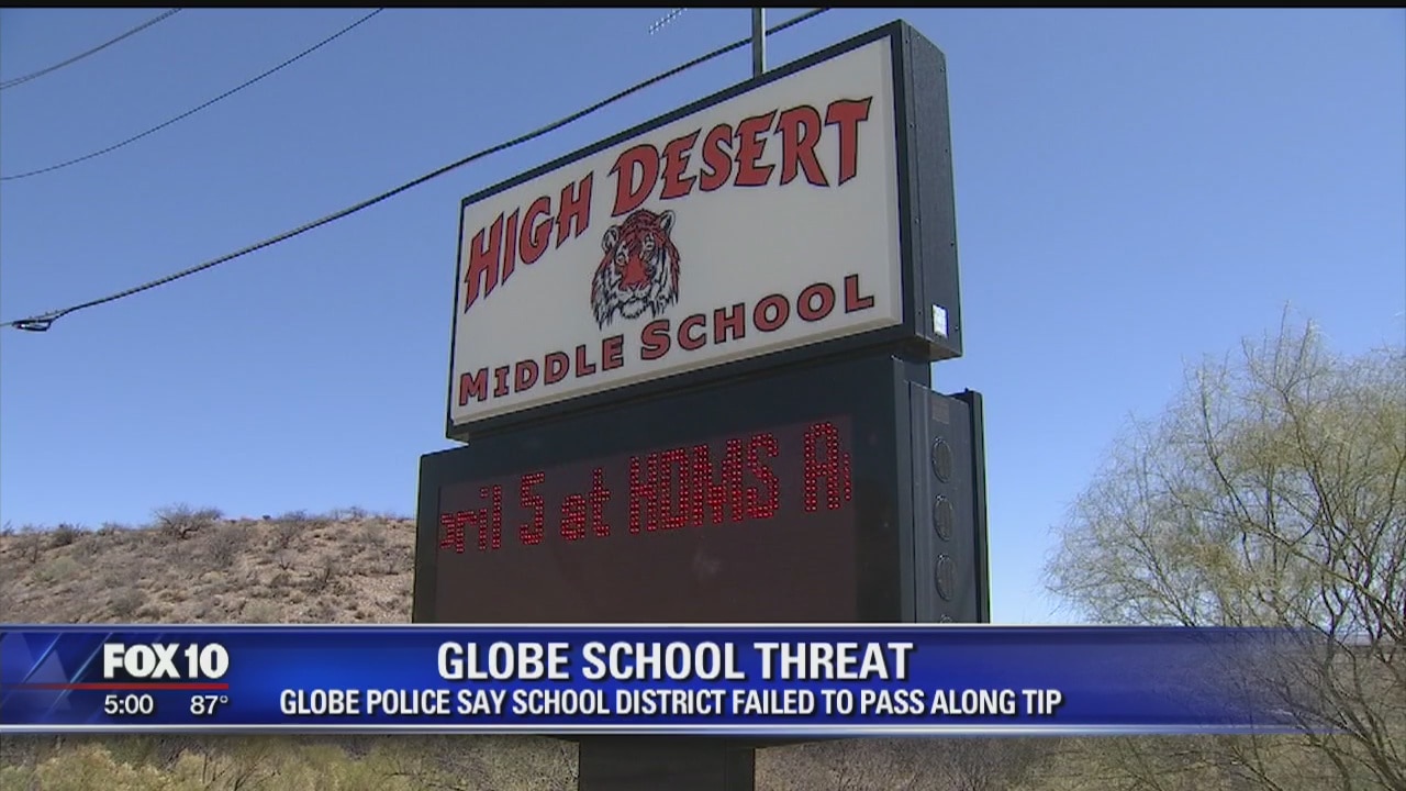 Questions remain as to why Globe school district did not report potential school threat to police