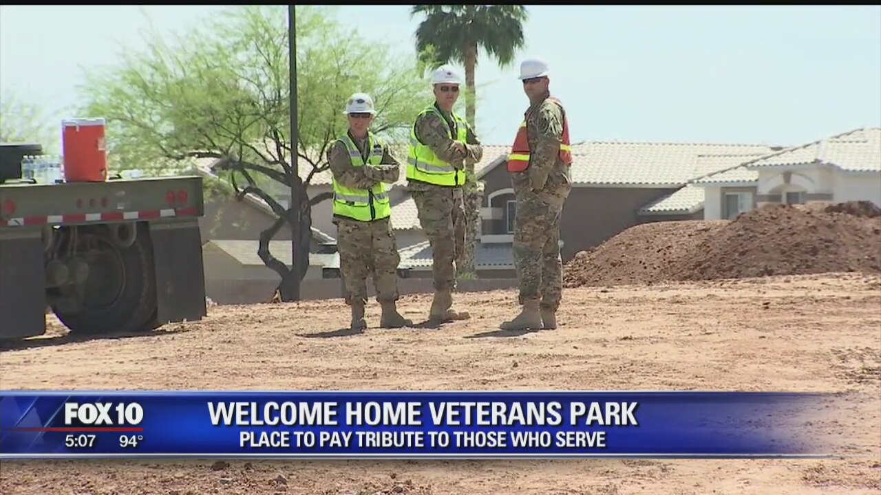 Welcome Home Veterans Park to honor those who have served our country