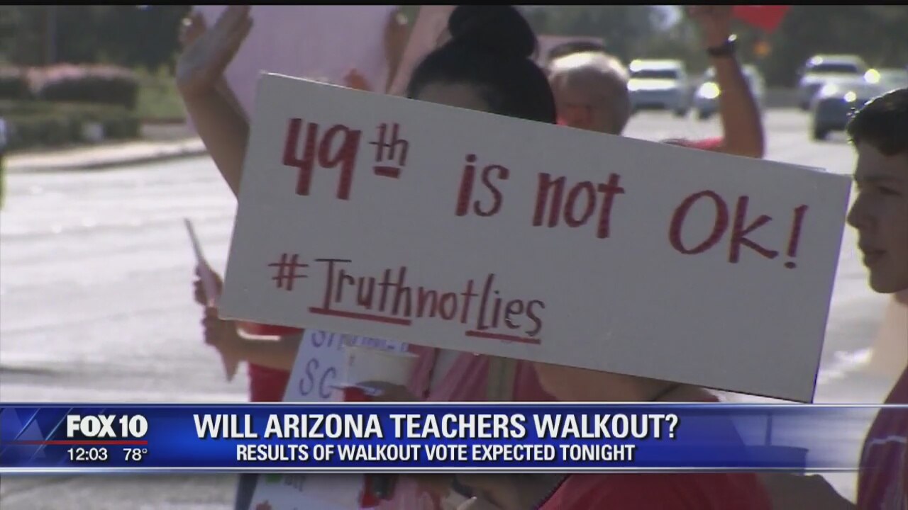 Possibility of first-ever strike divides Arizona teachers