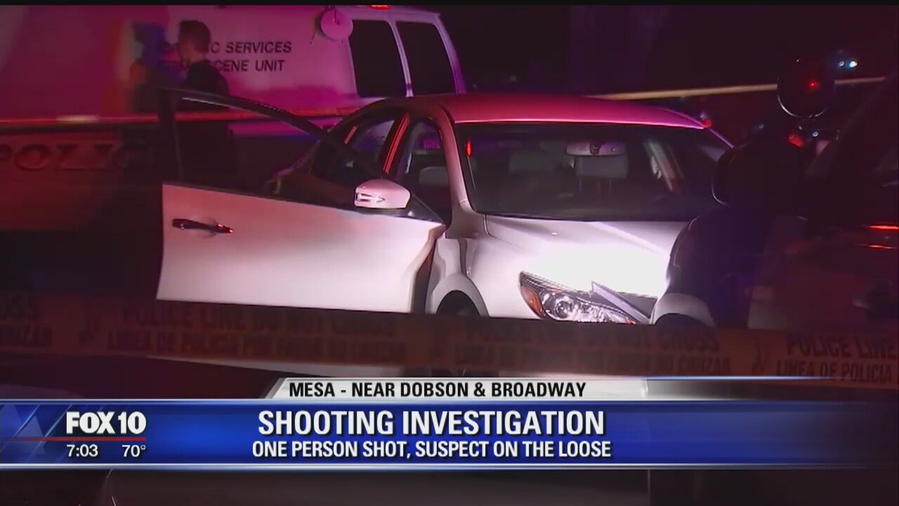 Mesa police: Suspect sought in overnight shooting
