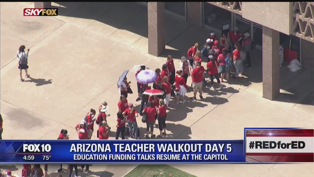 Teachers may stay out again Thursday as work continues on budget
