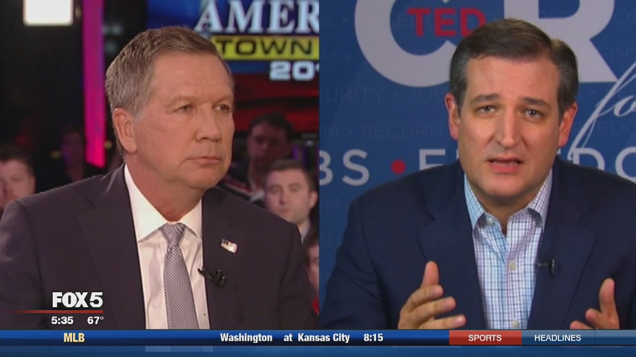 The Latest: Trump calls Cruz a 'desperate candidate'