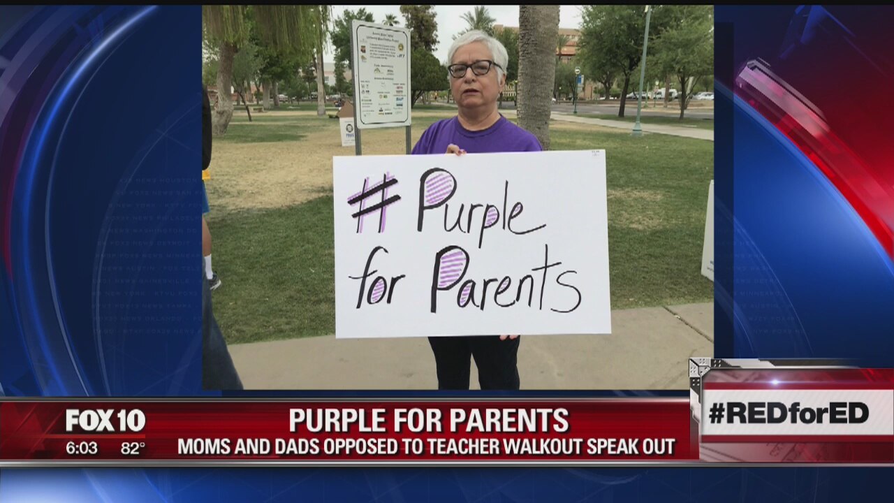 Parents opposed to teacher walkout make their voices heard