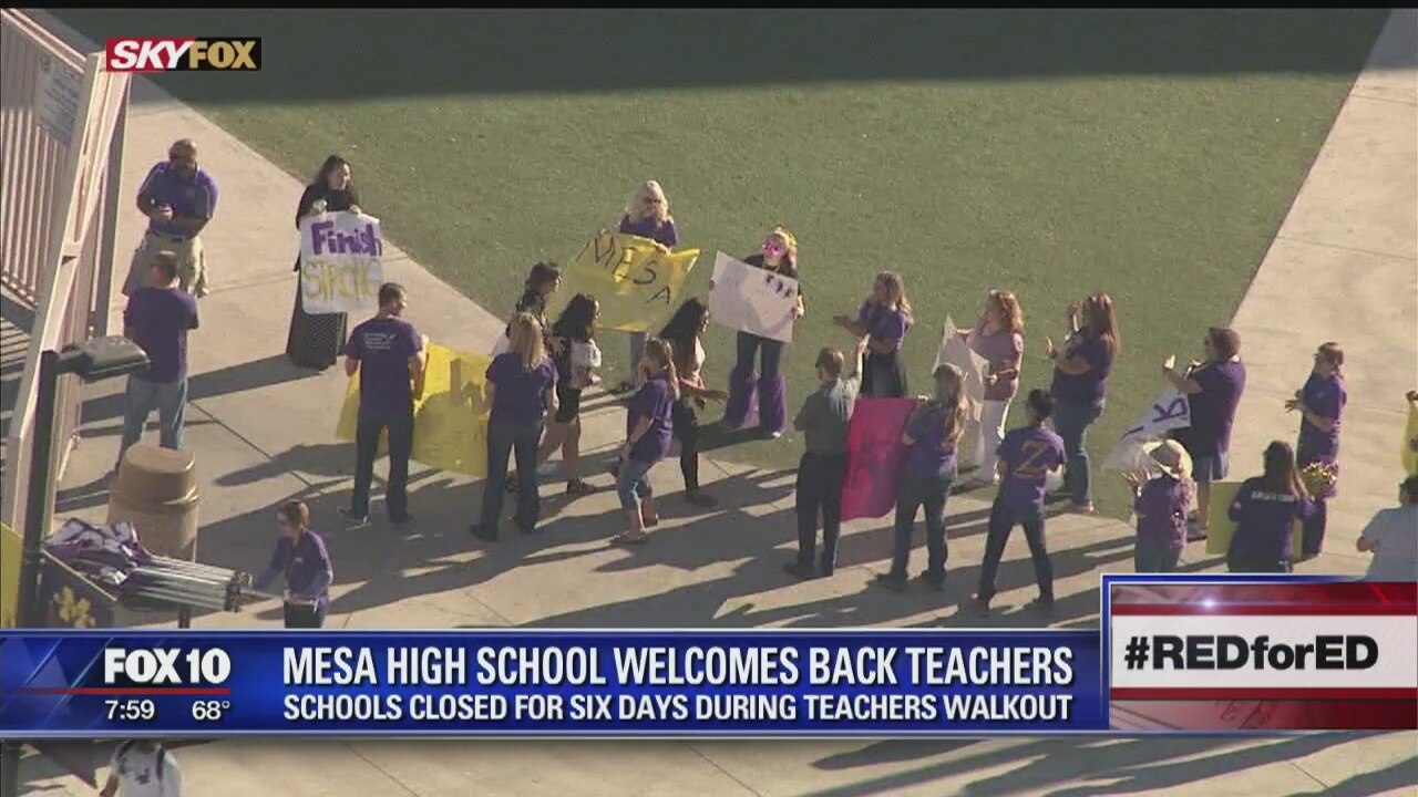 Arizona schools reopen after teacher walk-out