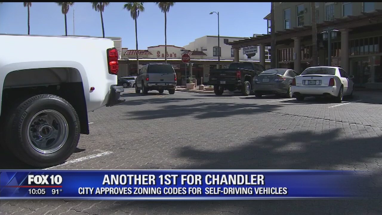 Chandler City Council approves zoning codes for self-driving cars