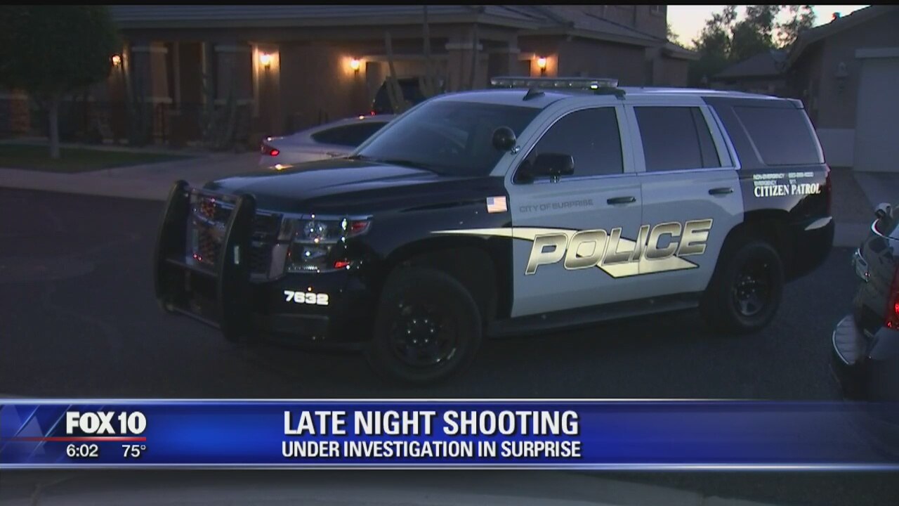 3 suspects in custody following shooting at Surprise home