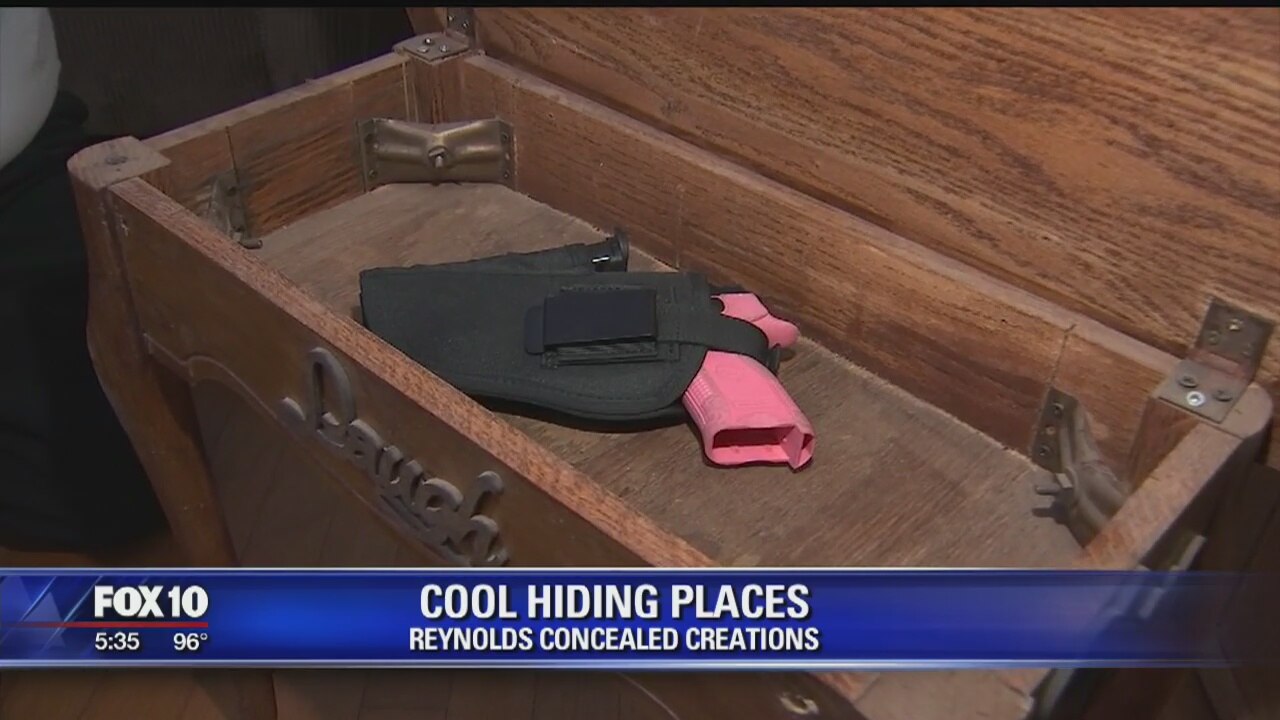 Phoenix man creates ordinary furniture into concealed hiding places