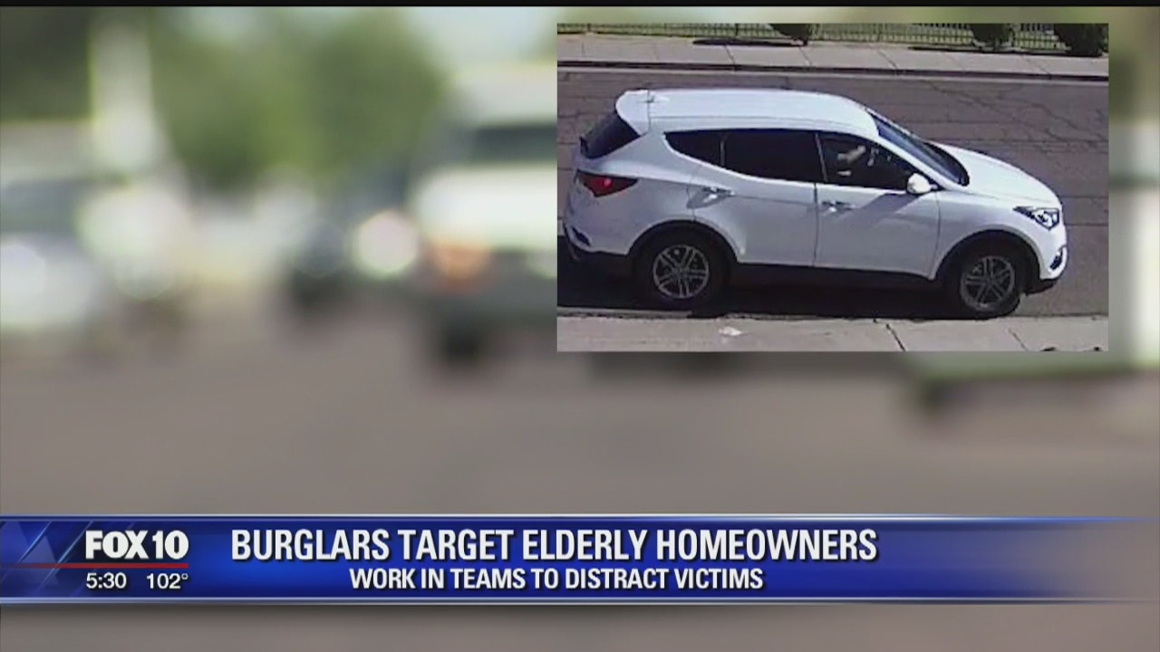Phoenix Police issues warning on burglaries targeting elderly homeowners