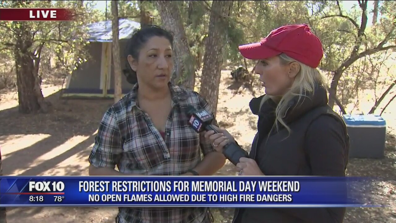 Fire restrictions in Northern Arizona for Memorial Day weekend