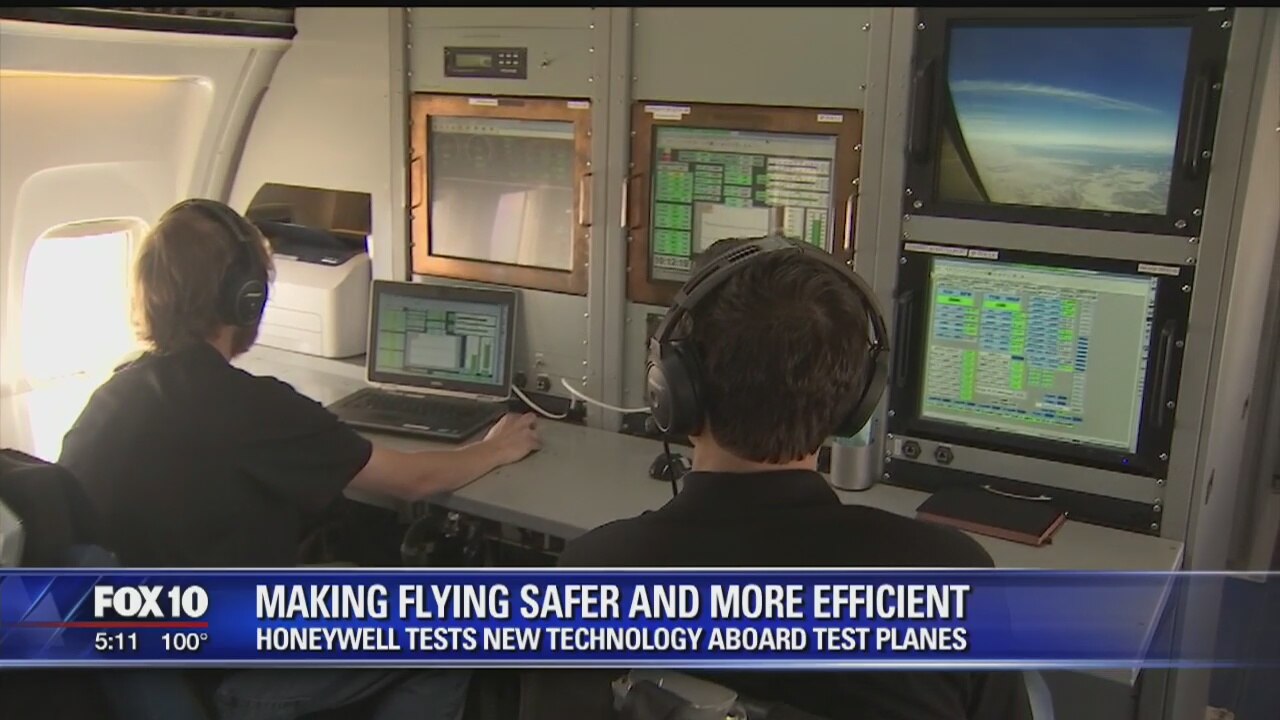 Honeywell's Boeing plane testing out new aviation technology