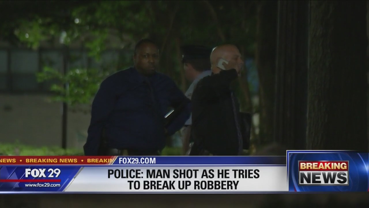 Man shot multiple times trying to stop robbery in Rittenhouse Square
