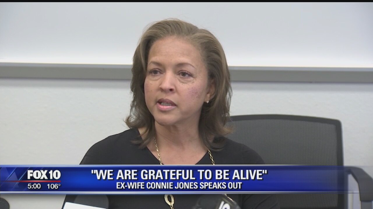 Ex-wife of killing spree suspect "grateful to be alive"