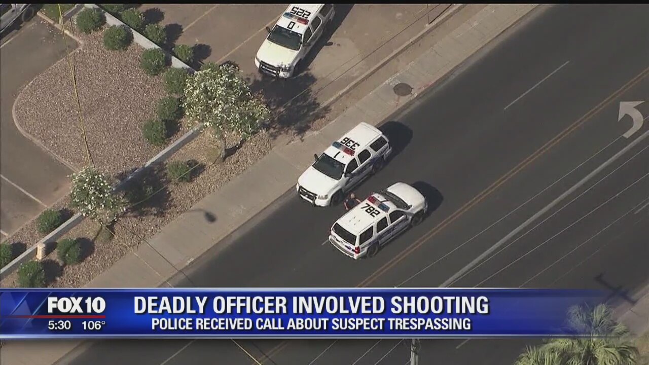 Phoenix police: Suspect dead following officer-involved shooting