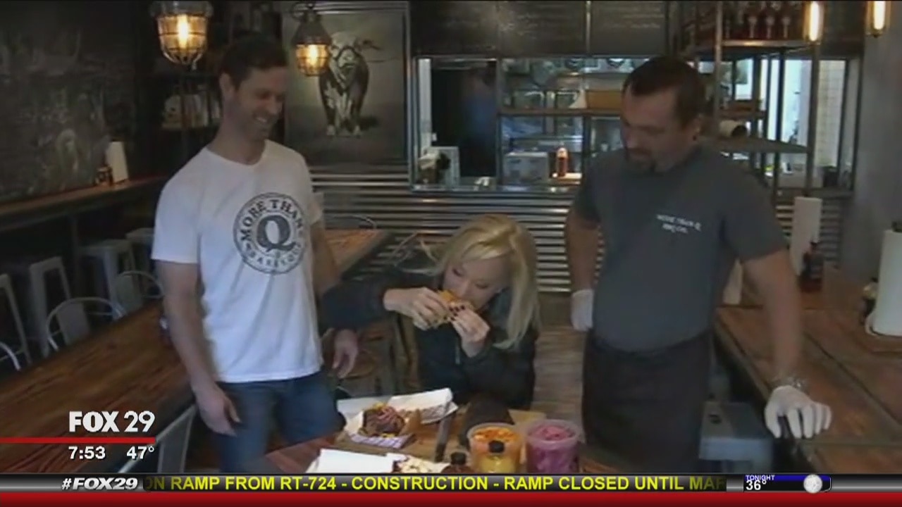 Some messy good ole downhome BBQ on National Greasy Food Day