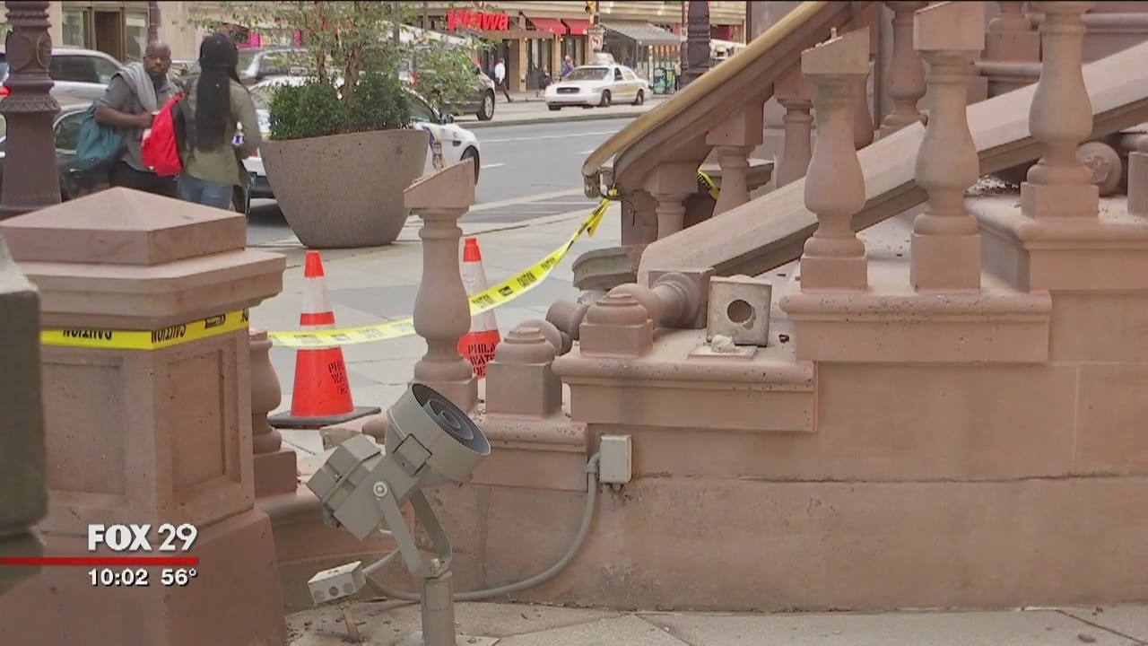 Police: Brass railing stolen from Union League staircase