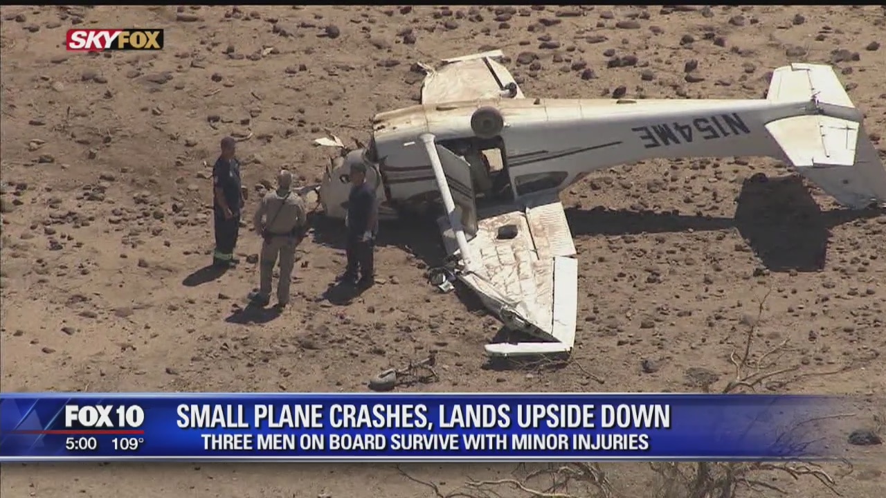 Small airplane goes down near I-17 in north Phoenix