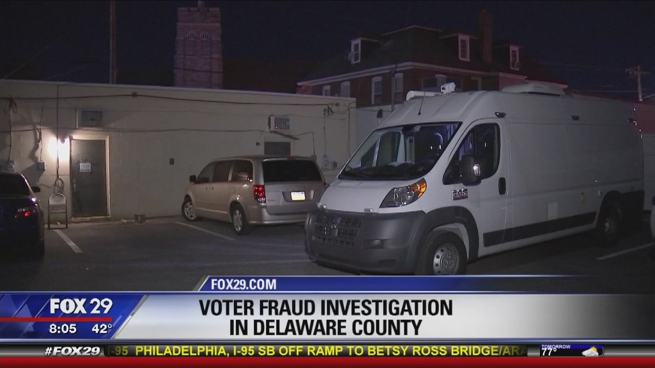 Authorities investigate possible voter fraud in Delco.