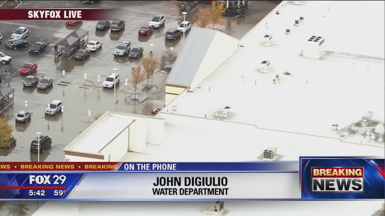 Crews respond to water main break in East Falls | FOX 29 Philadelphia