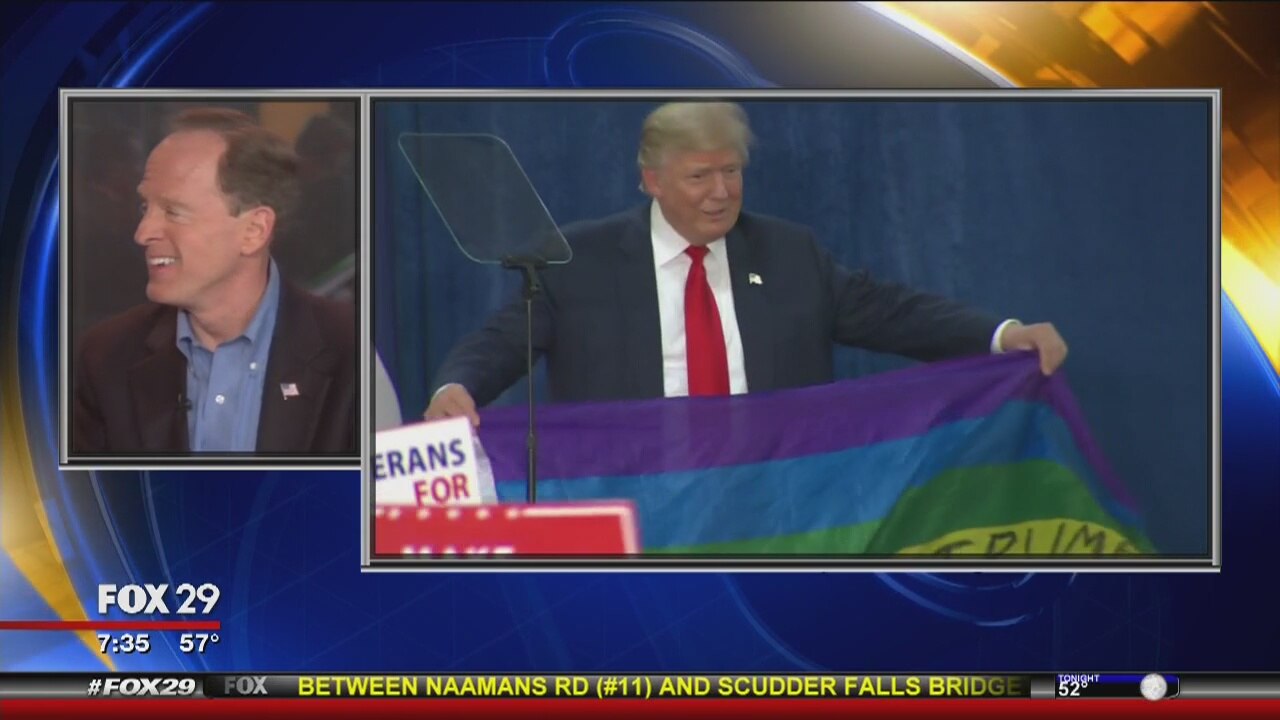Toomey refuses to answer question: Will he vote for Trump?