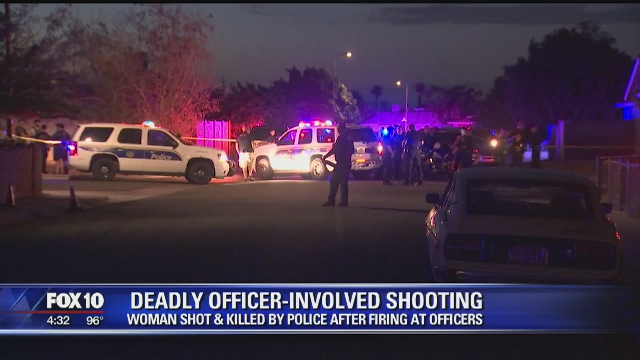 Woman shot, killed by police after opening fire on officers