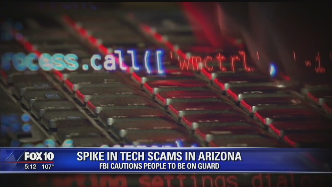 FBI cautions people to be on guard, as tech scams spike in Arizona