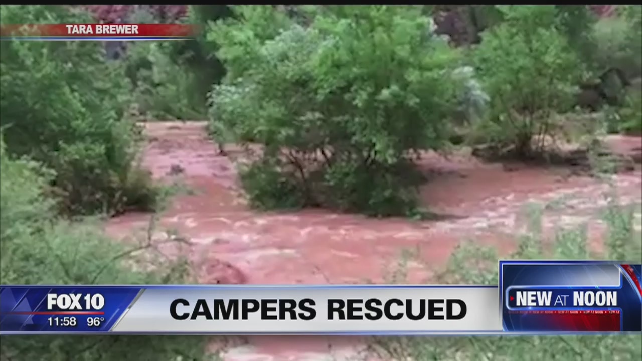 Flash flooding causes evacuations at Grand Canyon