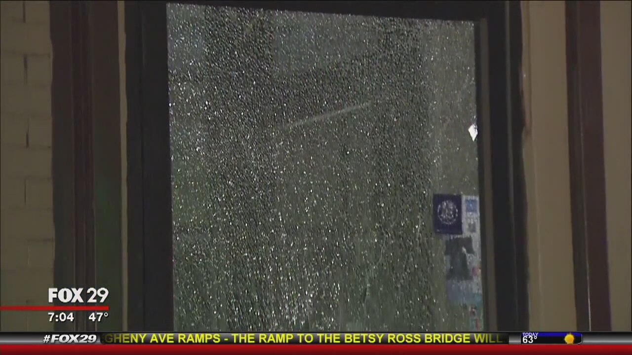 More than a dozen bullets fired on Market Street, between 52nd and 53rd