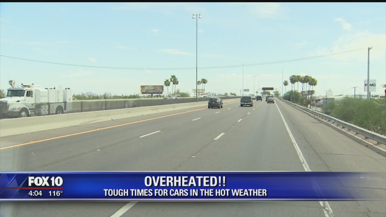 AAA helping motorists stuck on the road during the extreme heat