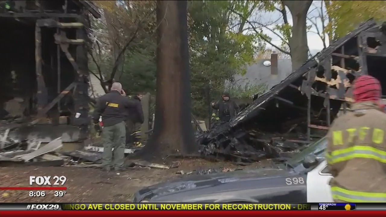Investigators including dogs on scene of group home fire