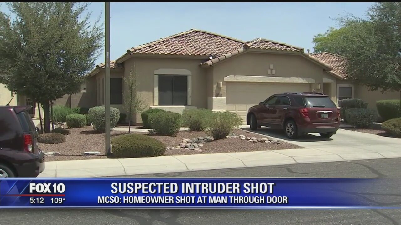 MCSO: Litchfield Park woman shoots intruder through front door