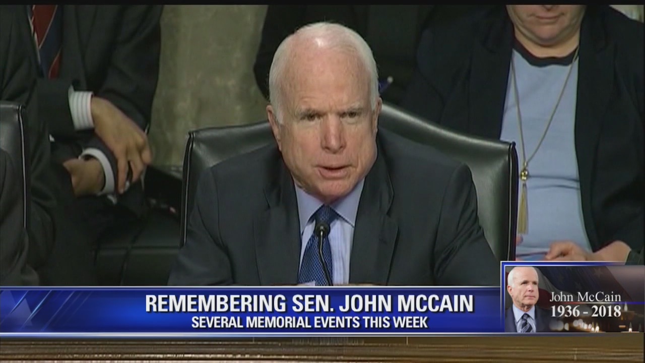 Remembering McCain: Several memorial events planned
