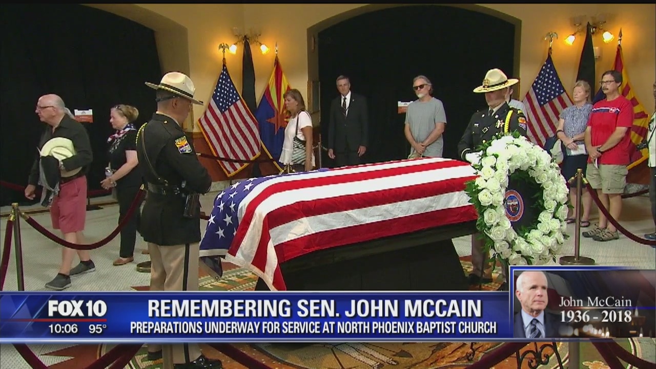 After church service, McCain to depart Arizona for last time