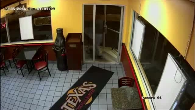 Man held a gun to teen working at a restaurant on Christmas morning