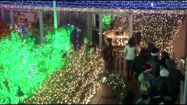 More than a half-million Christmas lights decorating this home