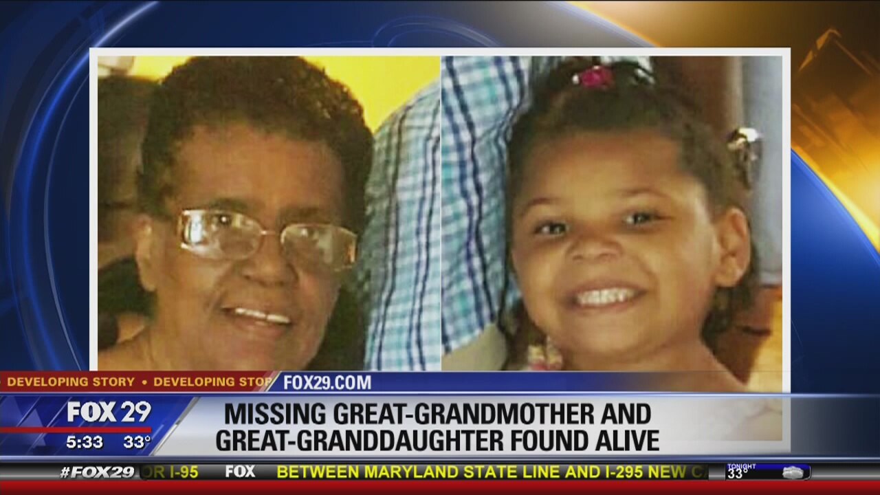 NJ woman, great-granddaughter turn up after missing for days