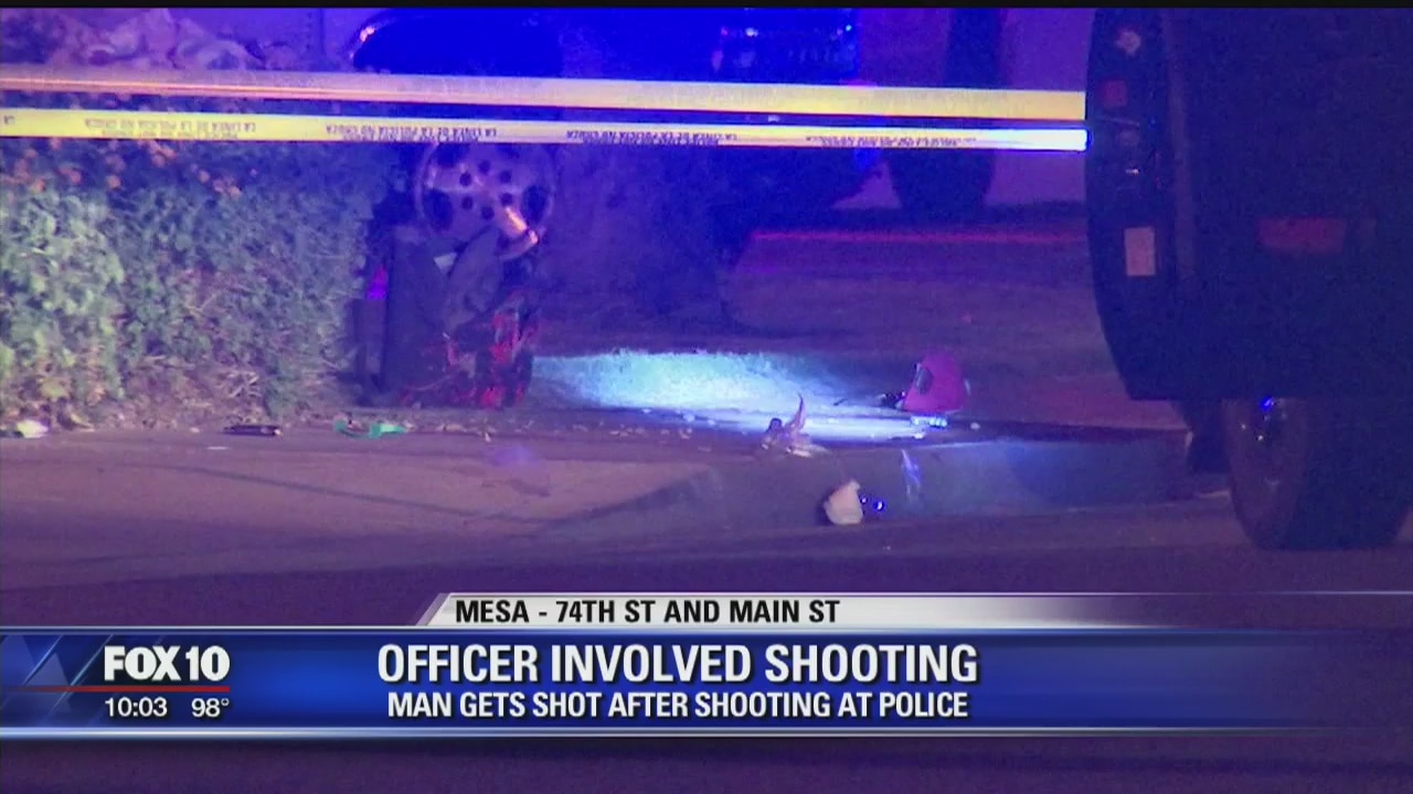 Mesa Police investigating officer-involved shooting Friday night