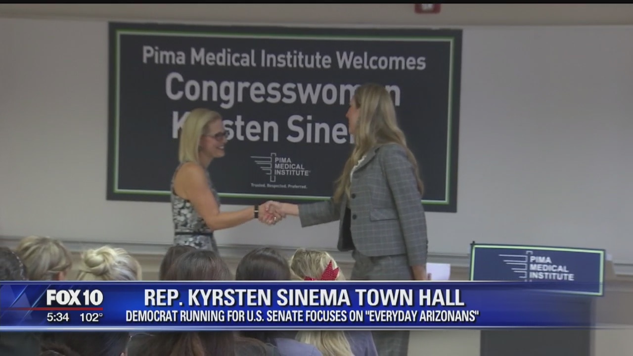 Sinema town hall: Senate candidate focuses on "everyday Arizonans"