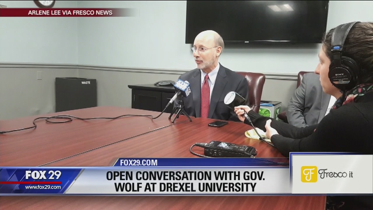 Open conversation with Gov. Wolf at Drexel University