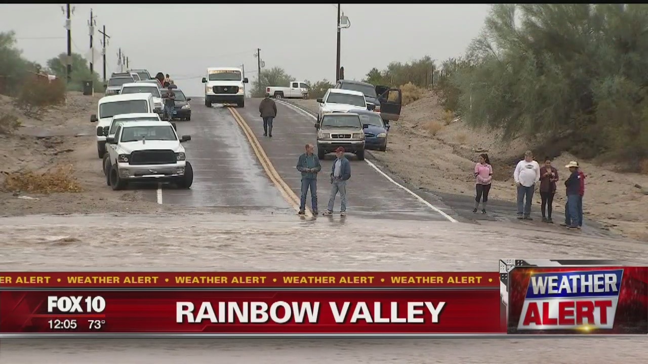 Rain from Rosa soaks central, southern Arizona