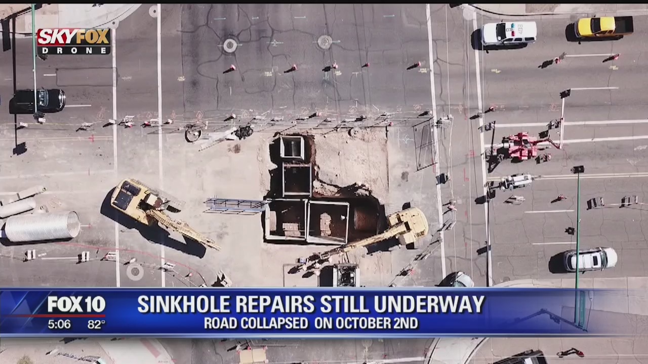 Repair work still remains after remnants of Rosa dumped rain in the Valley