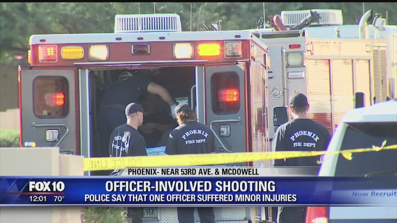 Phoenix Police investigating officer involved shooting