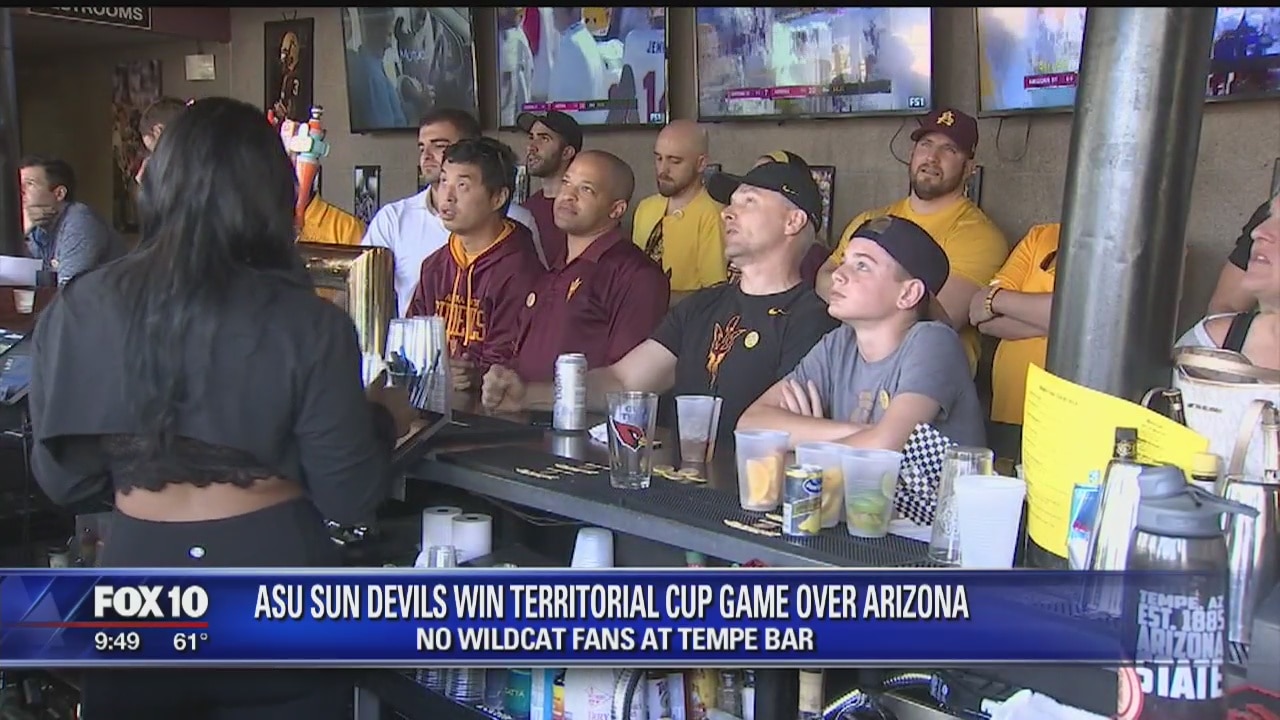 No U of A fans welcome at Tempe bar during rival game