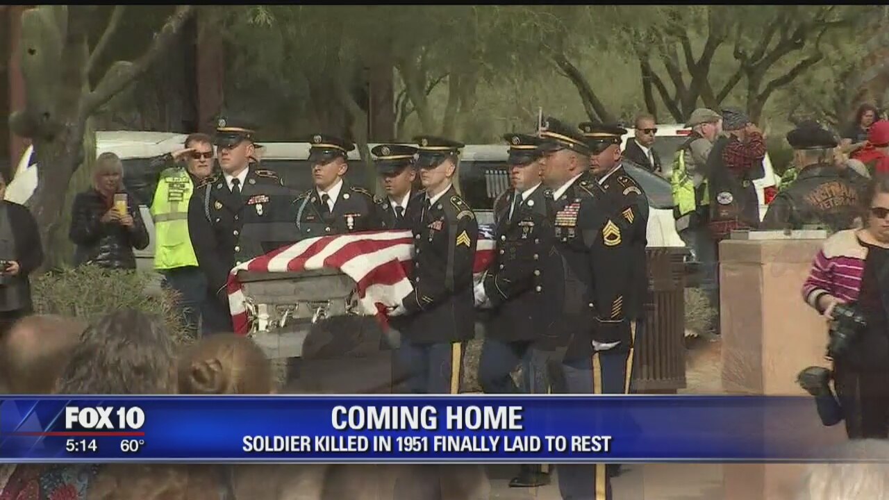 Gone but not forgotten: proper military funeral for Korean War soldier