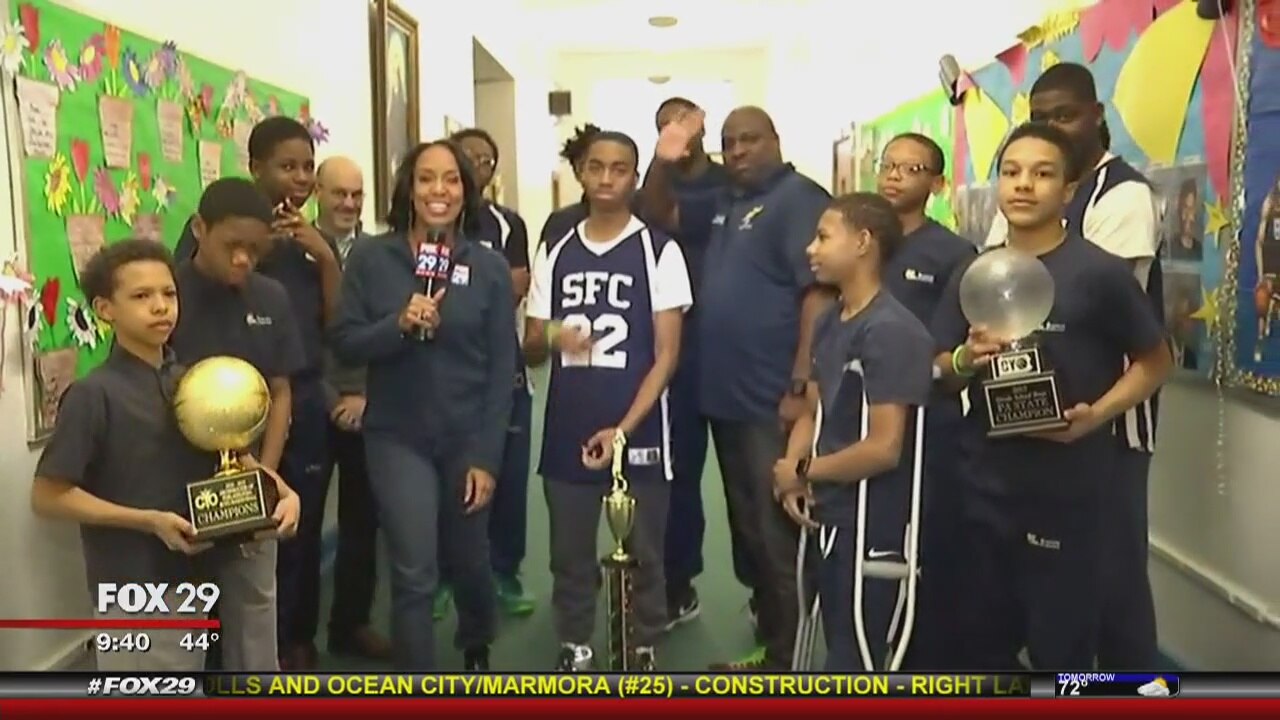 Pa. boys basketball champions: St. Frances Cabrini regional team