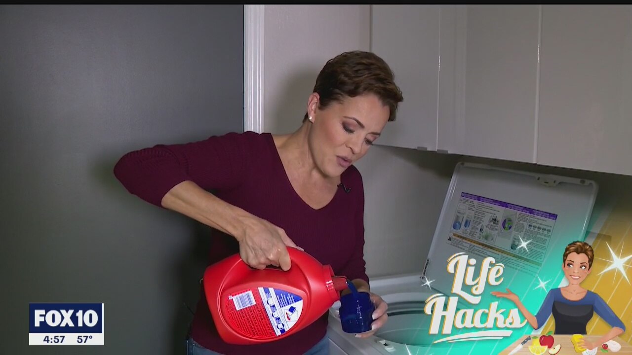 Life Hacks: Laundry detergent lids causing a mess? Not anymore
