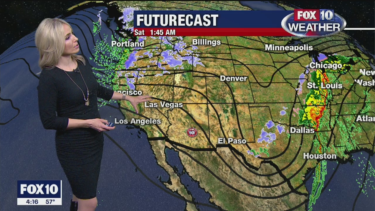 4 p.m. Weather Forecast 1/10/20