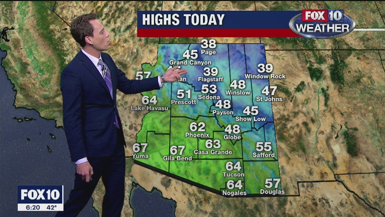 6:00 a.m. Weather - 1/11/20