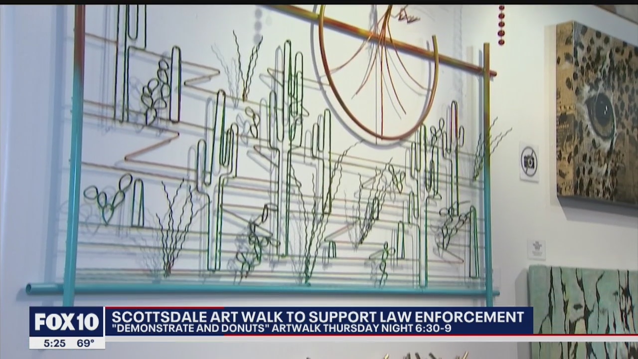 Scottsdale art walk supports law enforcement